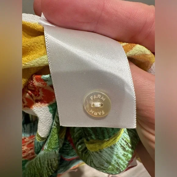 FARM Rio Azalea Forest Mini Wrap Dress Size XL - Picture 8 of 10